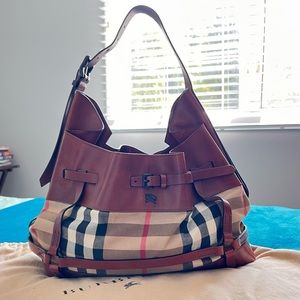 Authentic Vintage Burberry Shoulder Bag